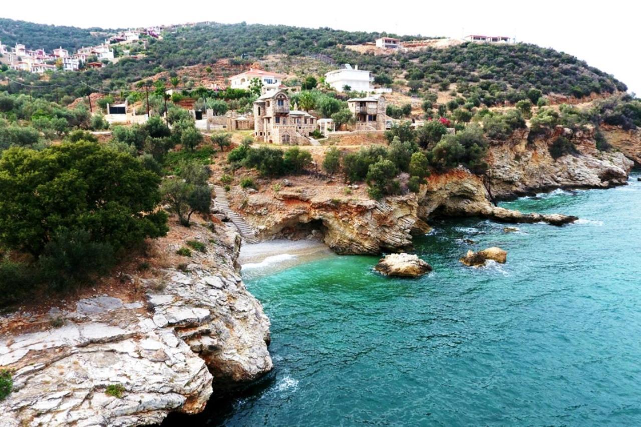 Apollo Romantic Sea View Villa Kivérion Exterior foto
